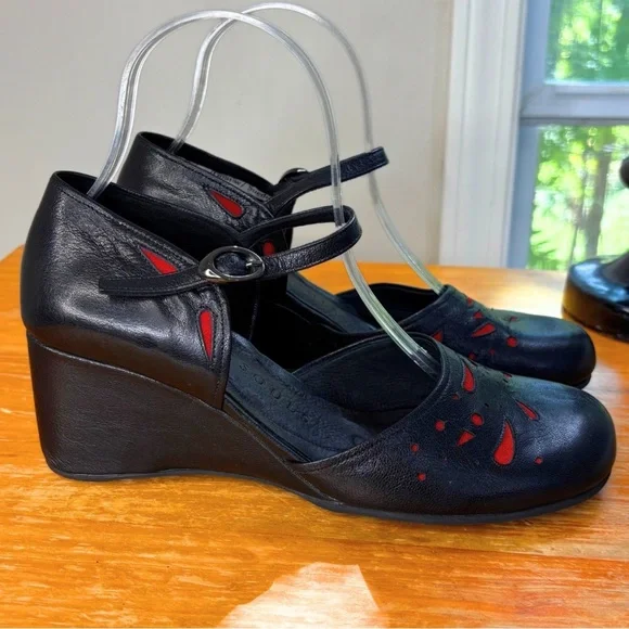 Gentle Souls Raine Leather Wedge Shoes - Picture 4 of 13